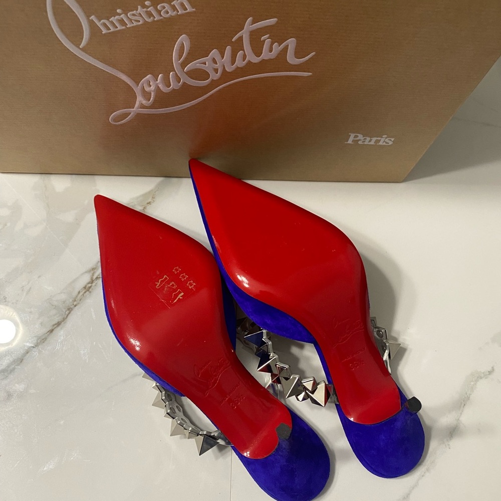 CHRISTIAN LOUBOUTIN
Planet Choc 80In Elixir/silver - Picture 6 of 13